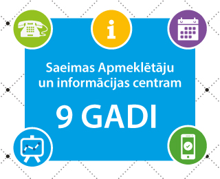 Saeimas Apmeklētāju un informācijas centram 9 gadi