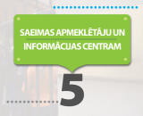 Saeimas Apmeklētāju un informācijas centram 5 gadi