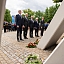 Ebreju tautas genocīda upuru piemiņas dienai veltītā ziedu nolikšanas ceremonija