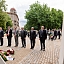 Ebreju tautas genocīda upuru piemiņas dienai veltītā ziedu nolikšanas ceremonija