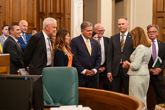 Zanda Kalniņa-Lukaševica tiekas ar Amerikas Savienoto Valstu Kalifornijas štata biznesa pārstāvju delegāciju