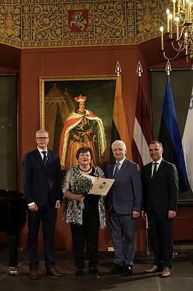 Baltijas Asamblejas balvu pasniegšanas ceremonija