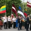 Komunistiskā genocīda upuru piemiņai veltītā ziedu nolikšanas ceremonija pie Brīvības pieminekļa