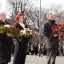 Ziedu nolikšanas ceremonija pie Brīvības pieminekļa  