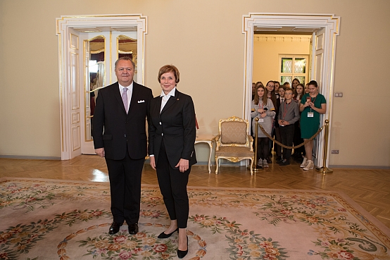 Dagmāra Beitnere-Le Galla tiekas ar Meksikas vēstnieku