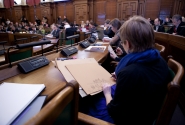 Young artists sketch proceedings of plenary sitting and draw portraits of MPs