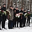 Ināra Mūrniece piedalās piemiņas brīdī Rumbulas memoriālā